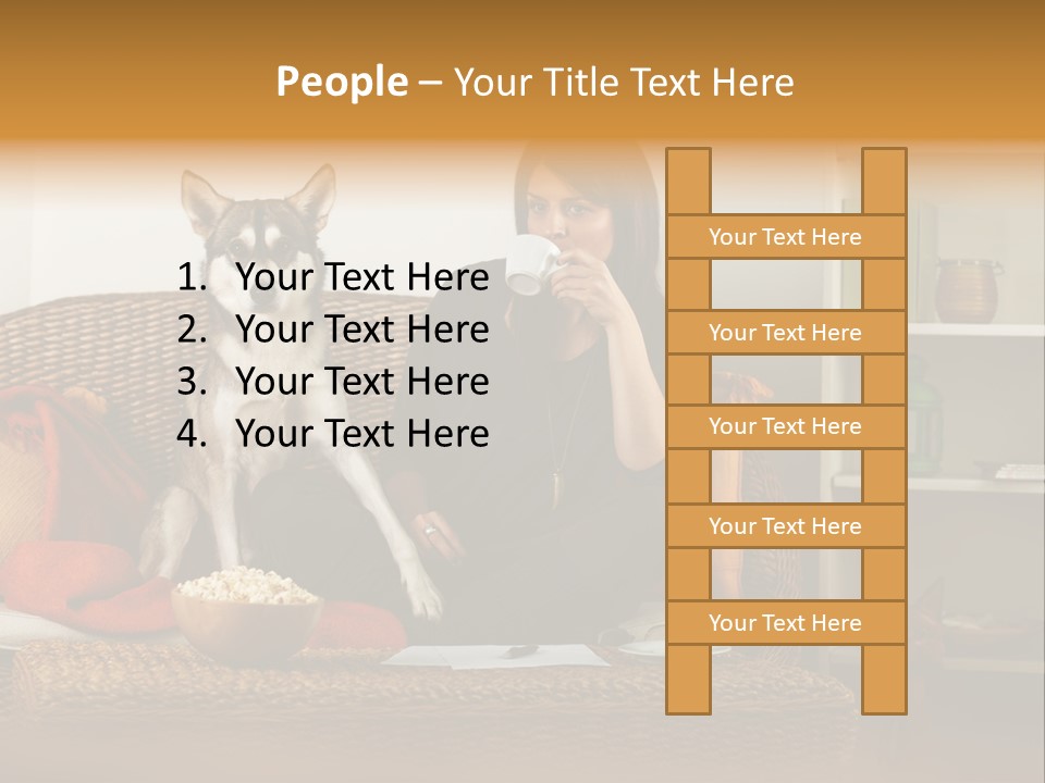 Water Single Wave PowerPoint Template