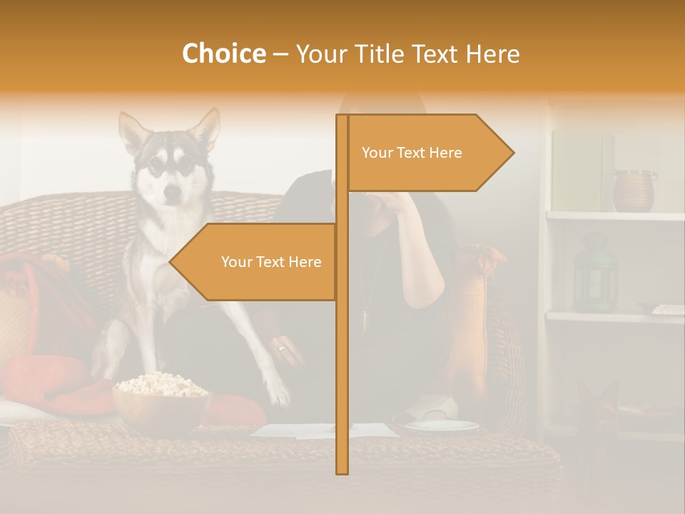 Water Single Wave PowerPoint Template