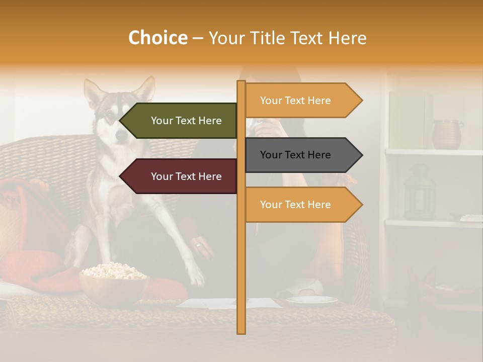 Water Single Wave PowerPoint Template