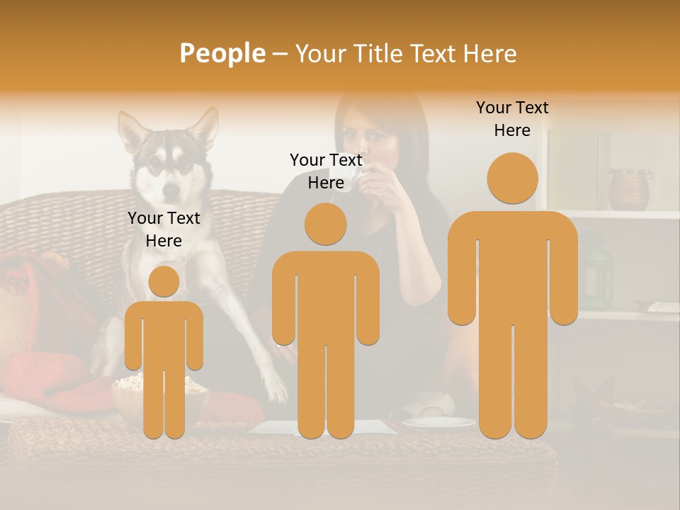 Water Single Wave PowerPoint Template