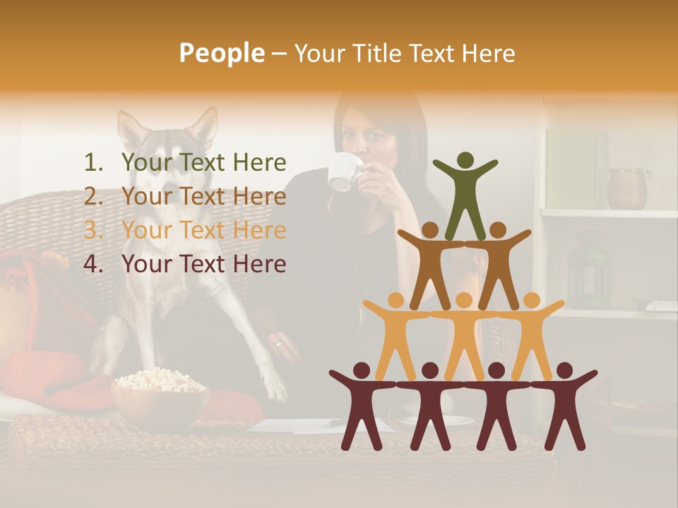 Water Single Wave PowerPoint Template