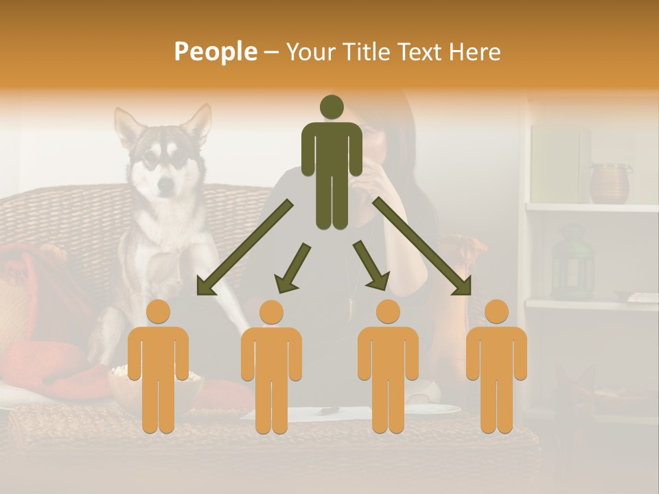 Water Single Wave PowerPoint Template