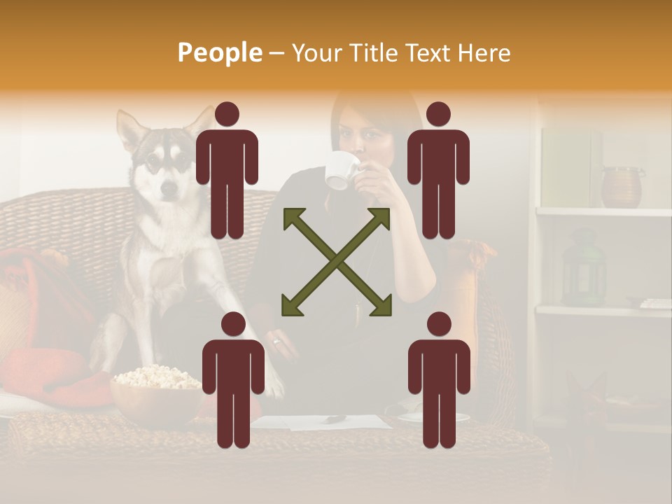 Water Single Wave PowerPoint Template