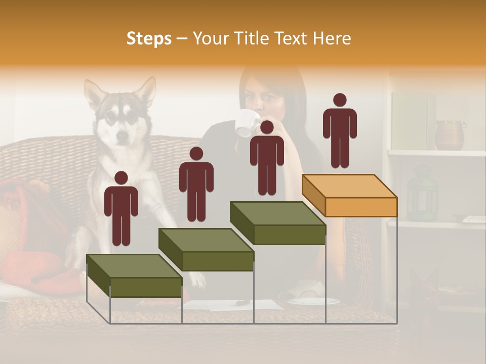 Water Single Wave PowerPoint Template