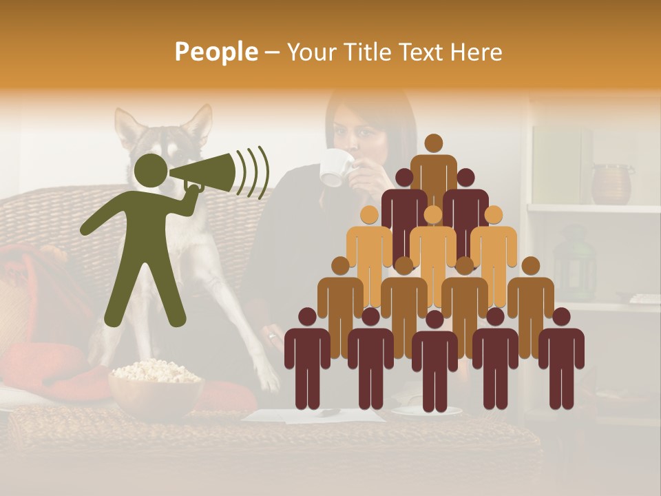 Water Single Wave PowerPoint Template