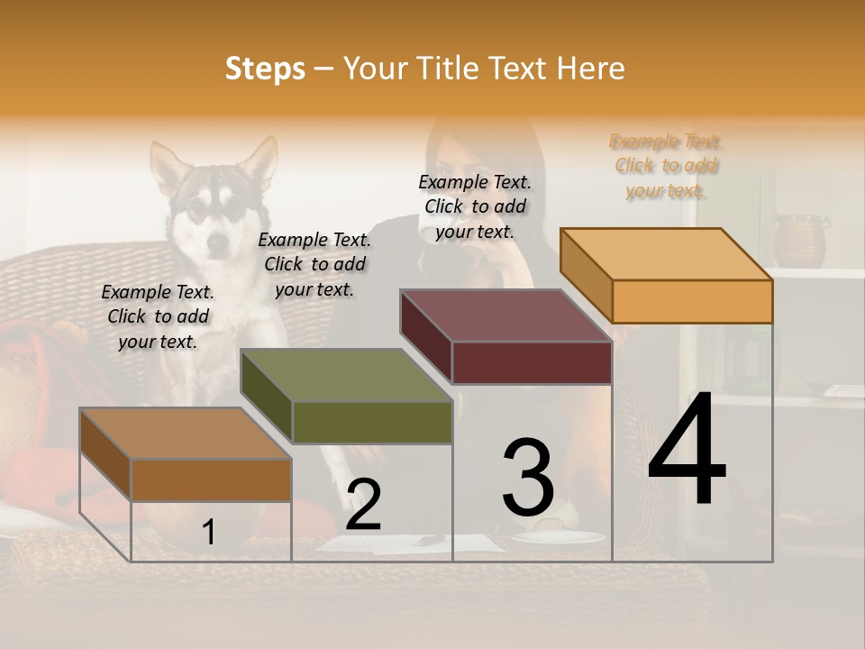 Water Single Wave PowerPoint Template
