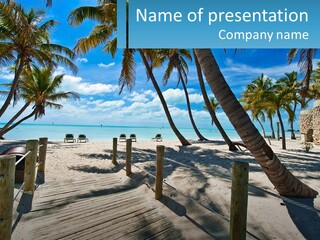 Beach Calm Family PowerPoint Template