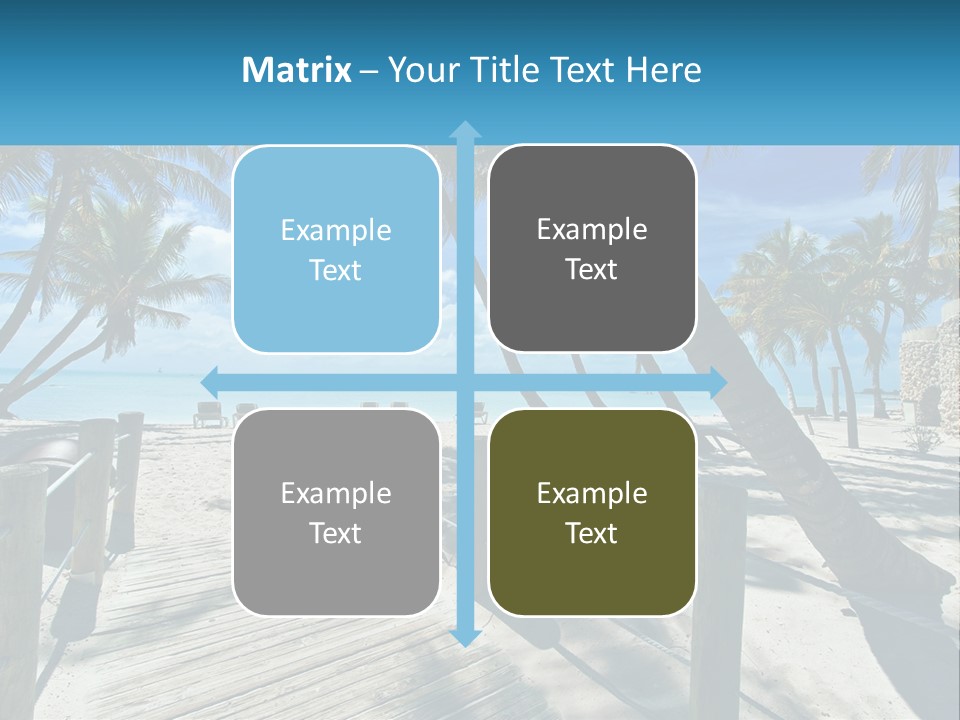 Beach Calm Family PowerPoint Template