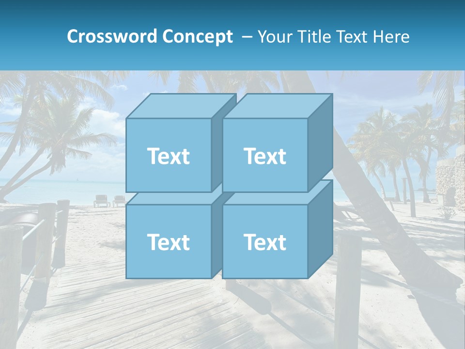 Beach Calm Family PowerPoint Template