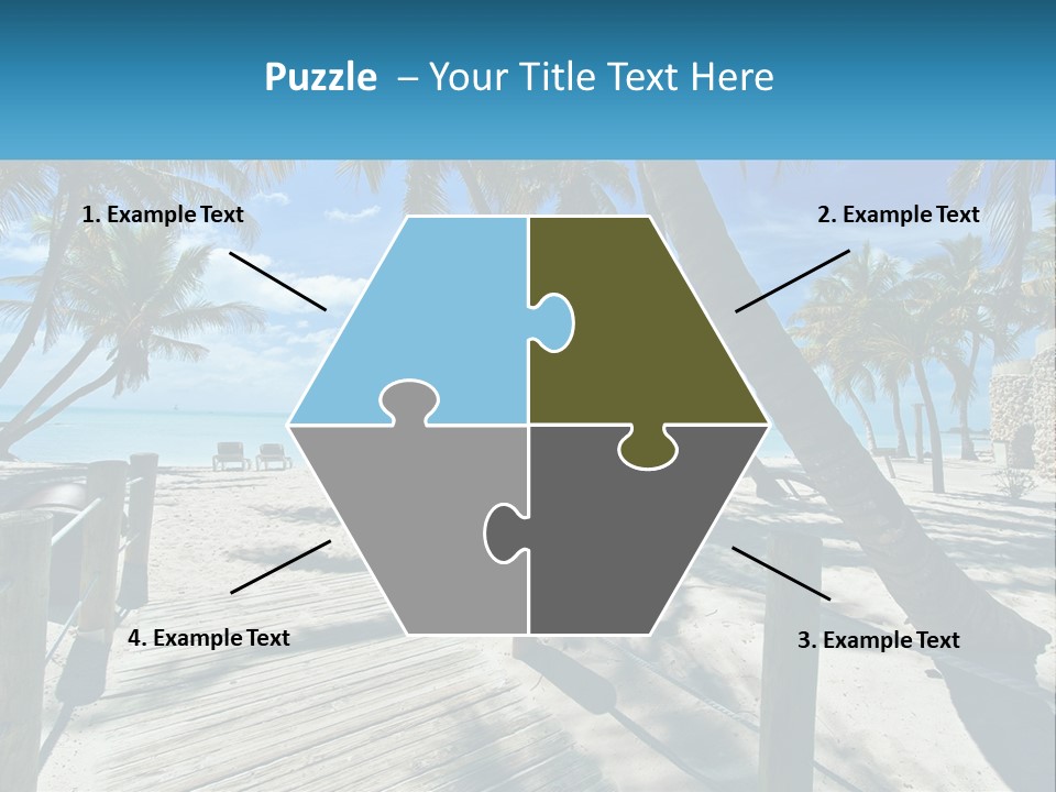 Beach Calm Family PowerPoint Template