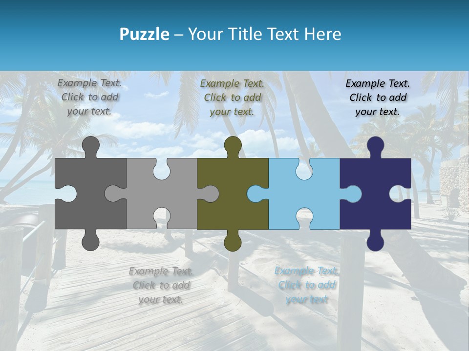 Beach Calm Family PowerPoint Template