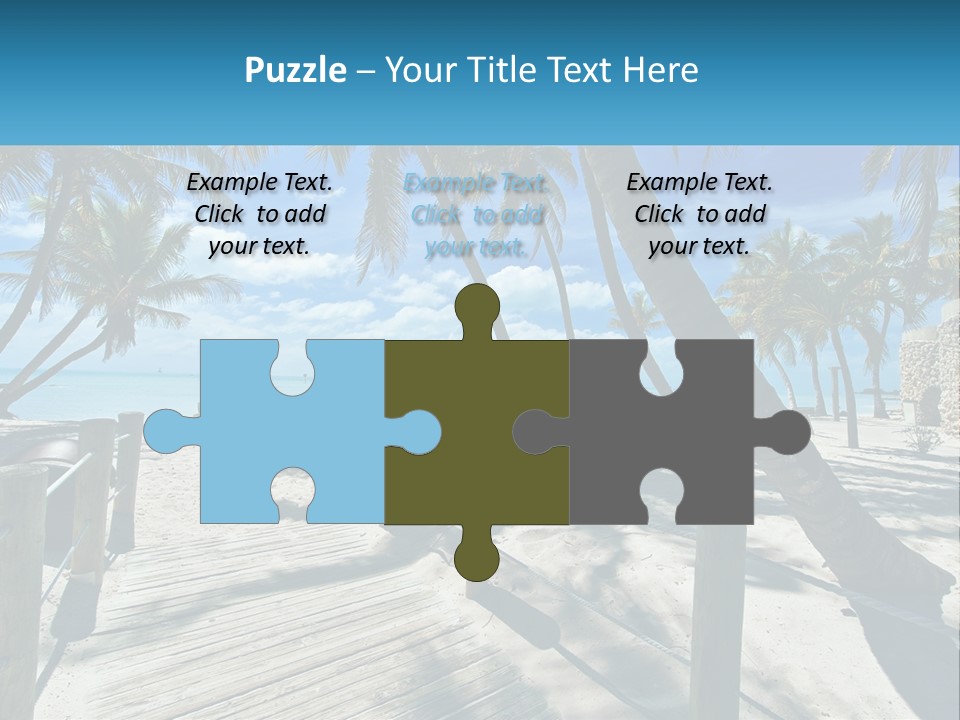 Beach Calm Family PowerPoint Template