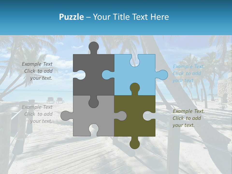 Beach Calm Family PowerPoint Template