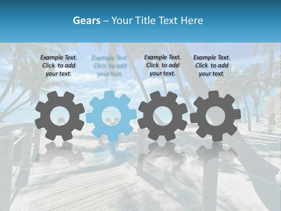 Beach Calm Family PowerPoint Template