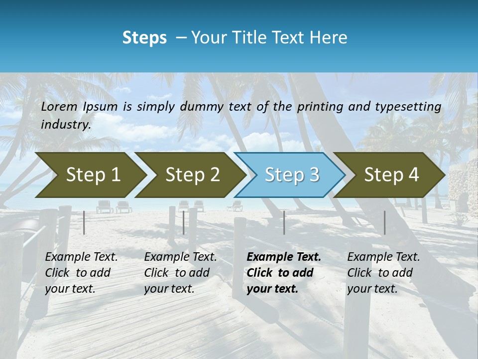 Beach Calm Family PowerPoint Template