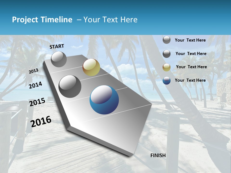 Beach Calm Family PowerPoint Template