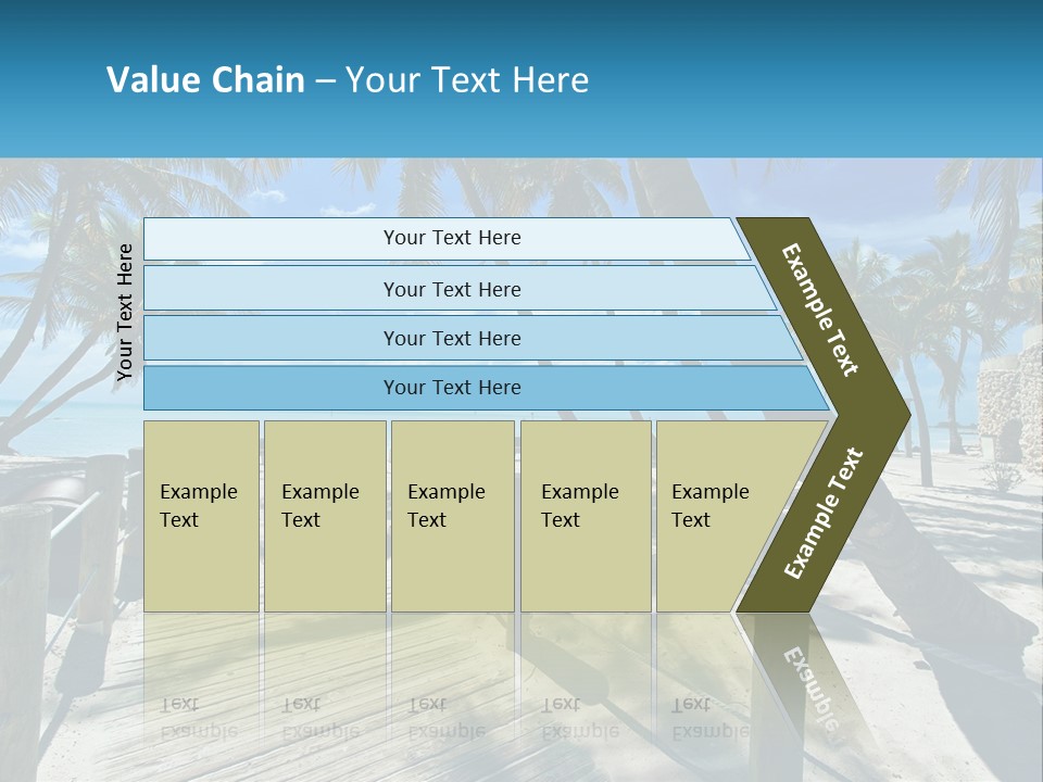 Beach Calm Family PowerPoint Template