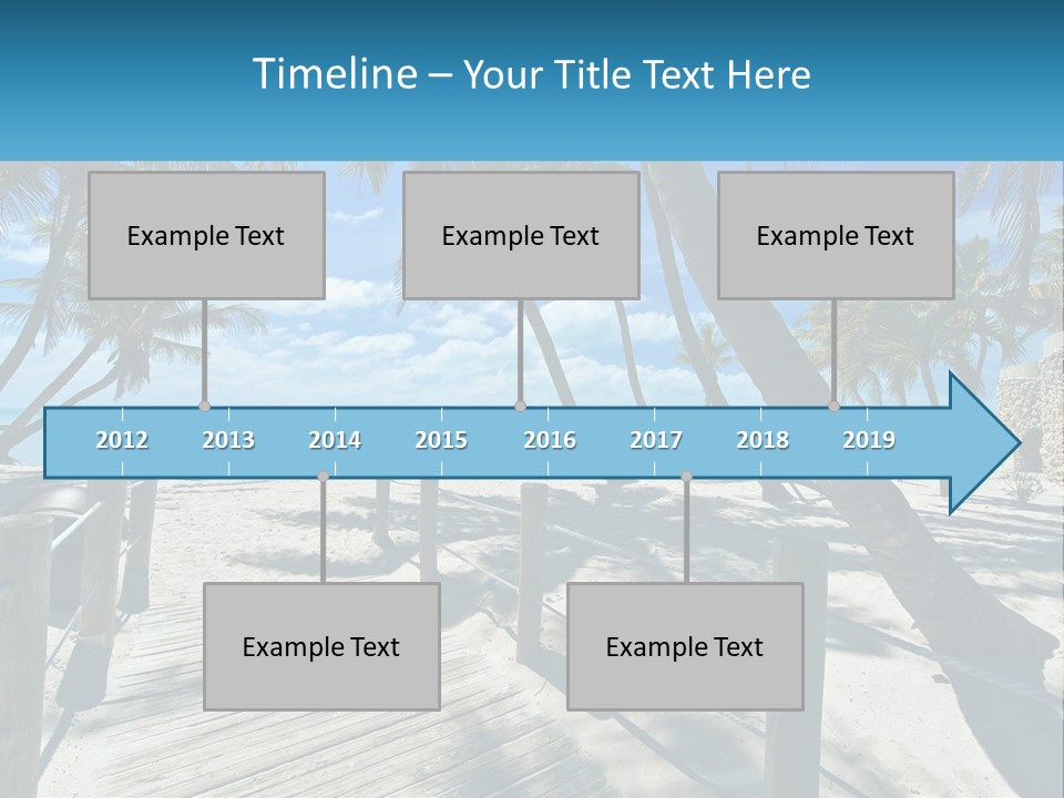 Beach Calm Family PowerPoint Template
