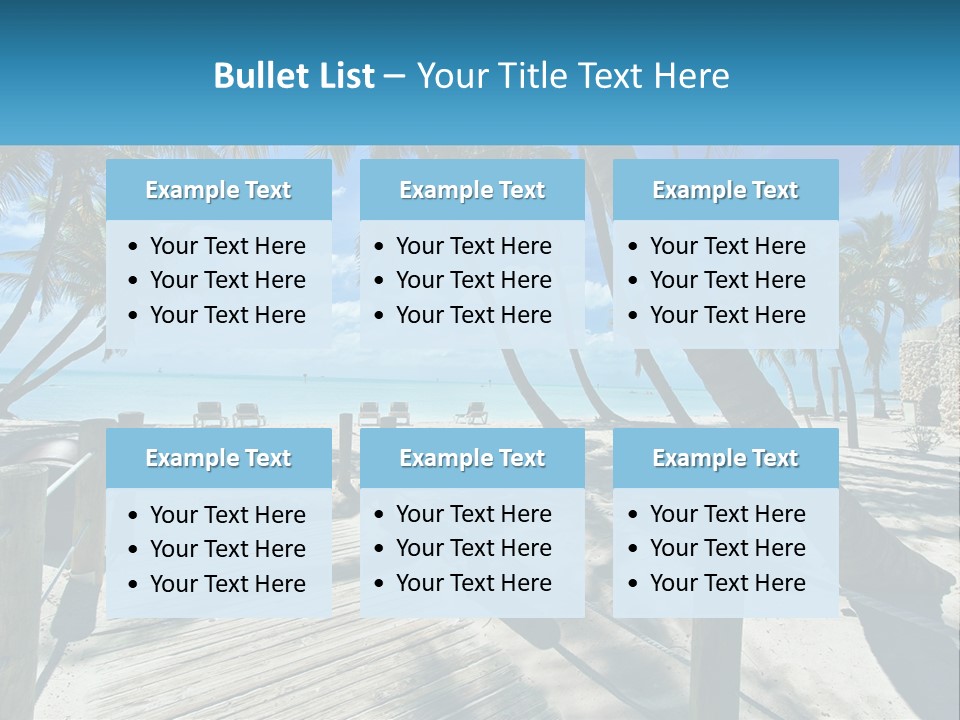 Beach Calm Family PowerPoint Template