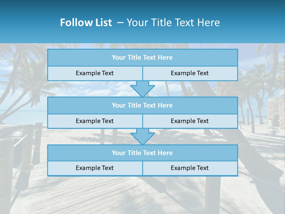 Beach Calm Family PowerPoint Template