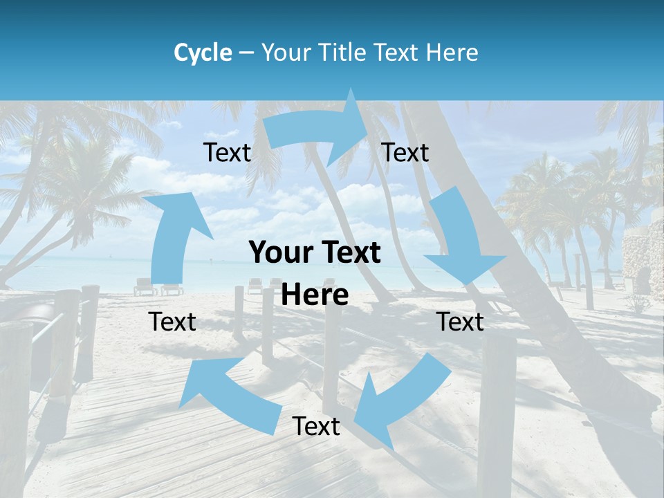 Beach Calm Family PowerPoint Template