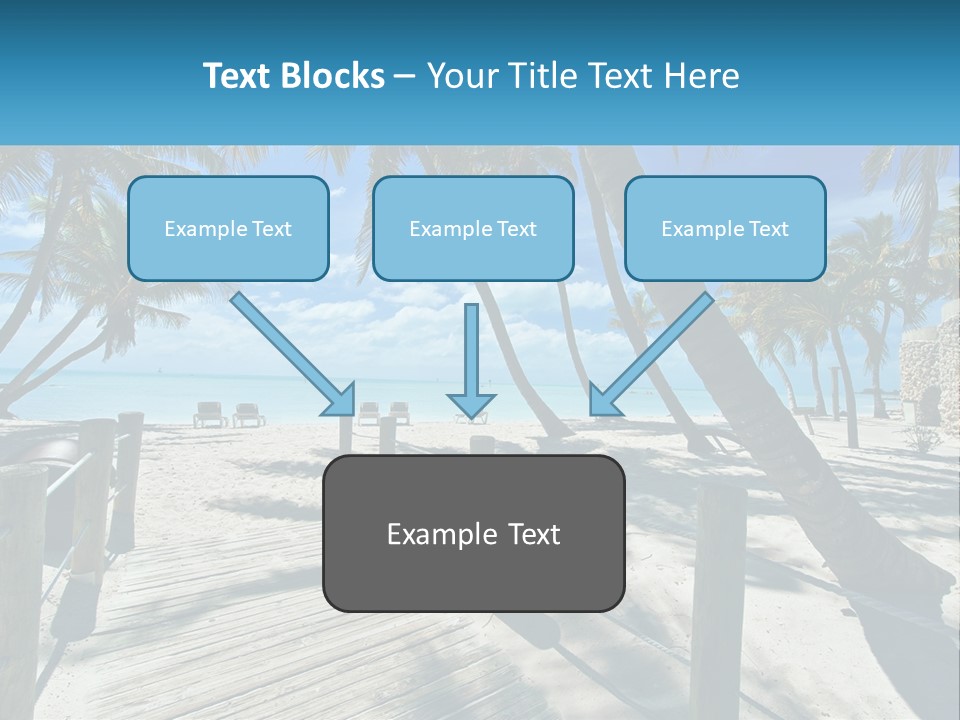Beach Calm Family PowerPoint Template
