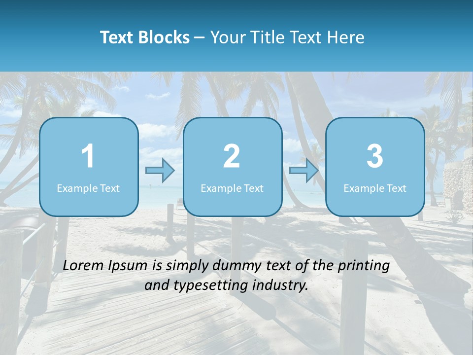 Beach Calm Family PowerPoint Template