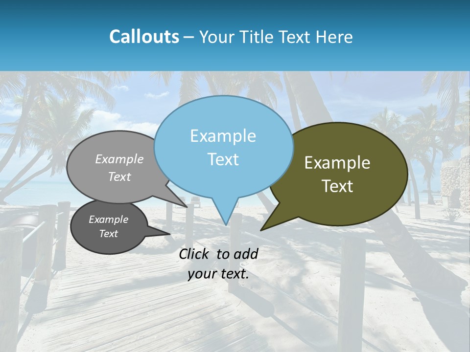 Beach Calm Family PowerPoint Template