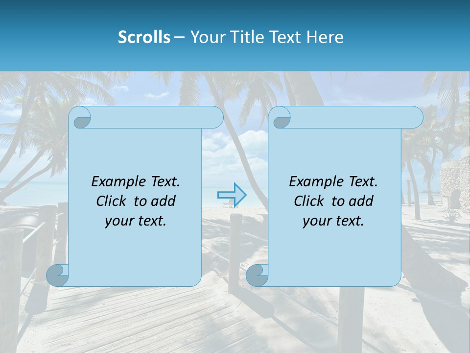 Beach Calm Family PowerPoint Template