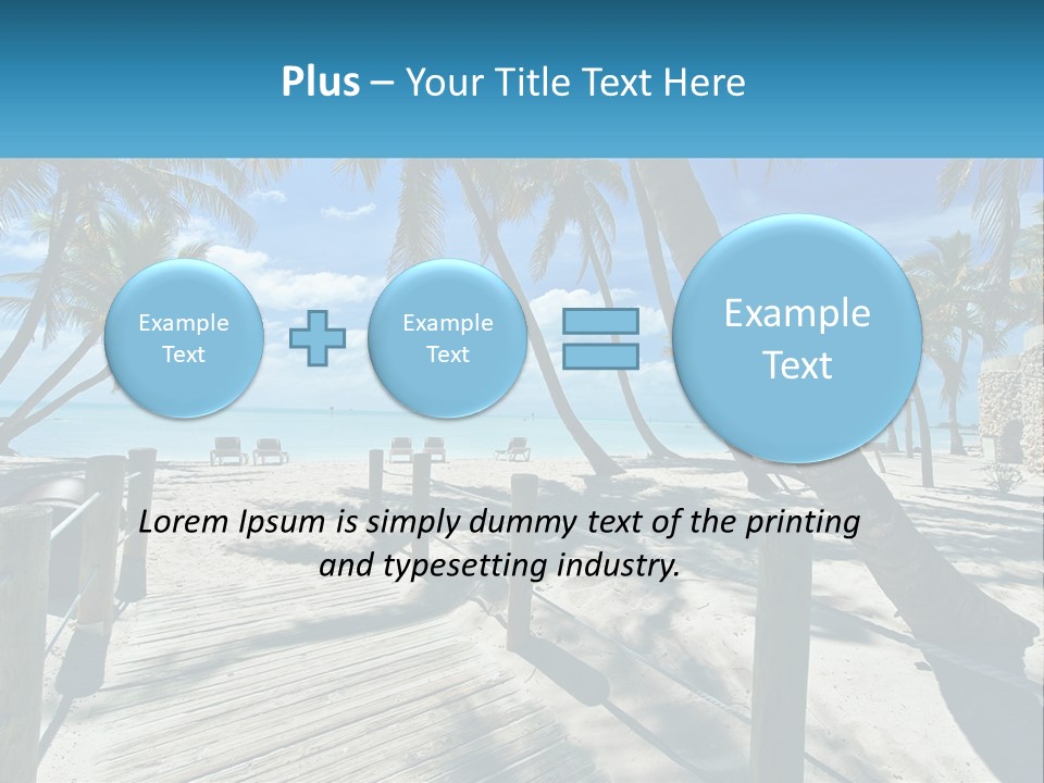 Beach Calm Family PowerPoint Template