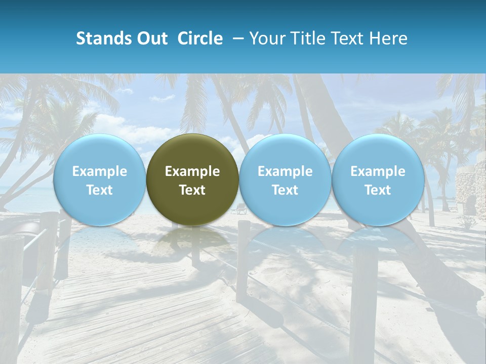 Beach Calm Family PowerPoint Template