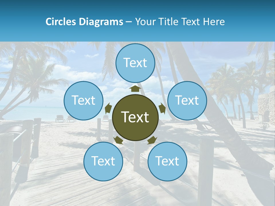 Beach Calm Family PowerPoint Template