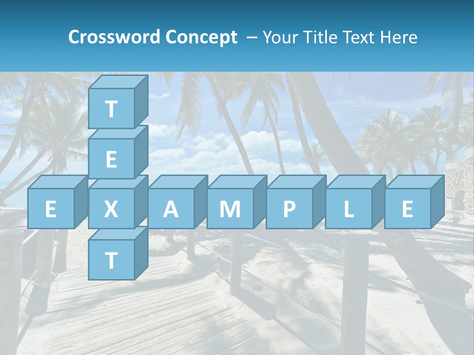 Beach Calm Family PowerPoint Template