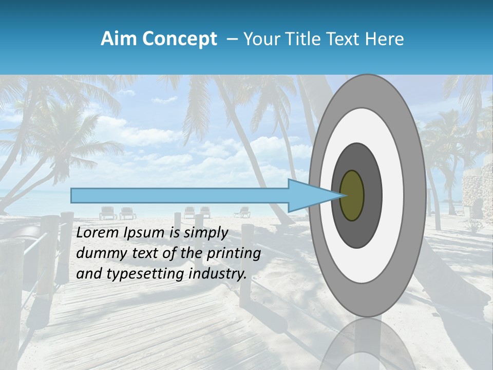 Beach Calm Family PowerPoint Template