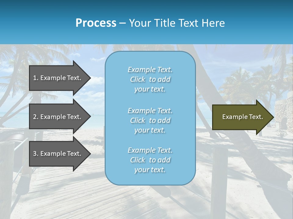 Beach Calm Family PowerPoint Template