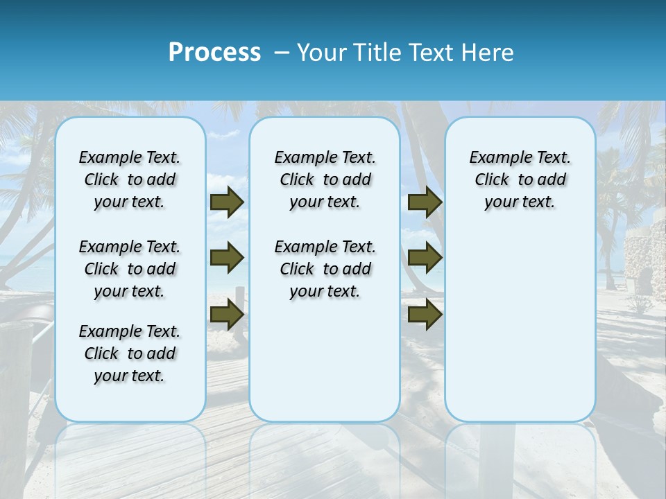 Beach Calm Family PowerPoint Template