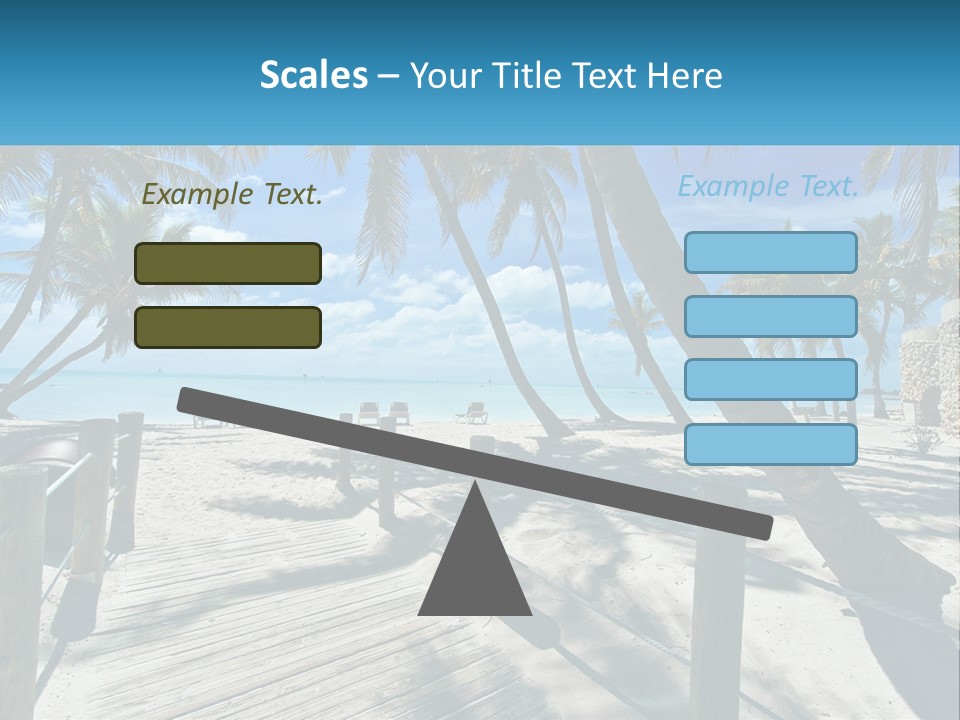 Beach Calm Family PowerPoint Template