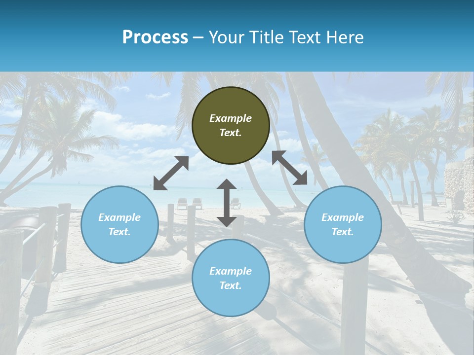 Beach Calm Family PowerPoint Template