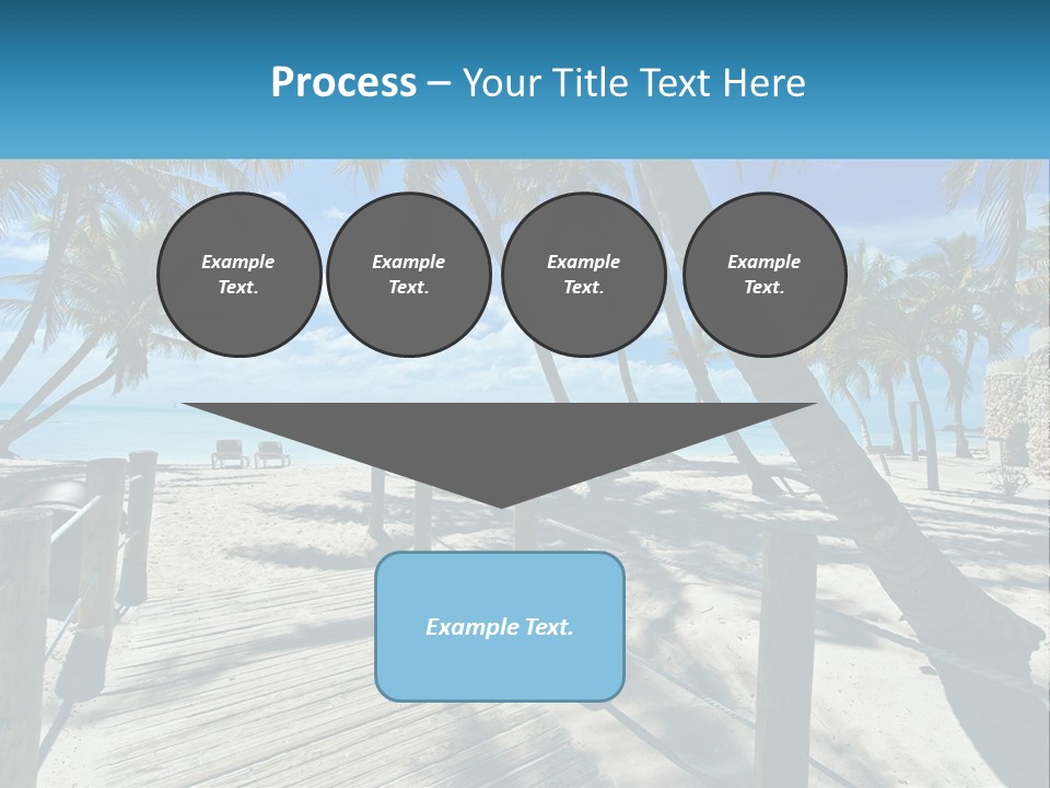 Beach Calm Family PowerPoint Template