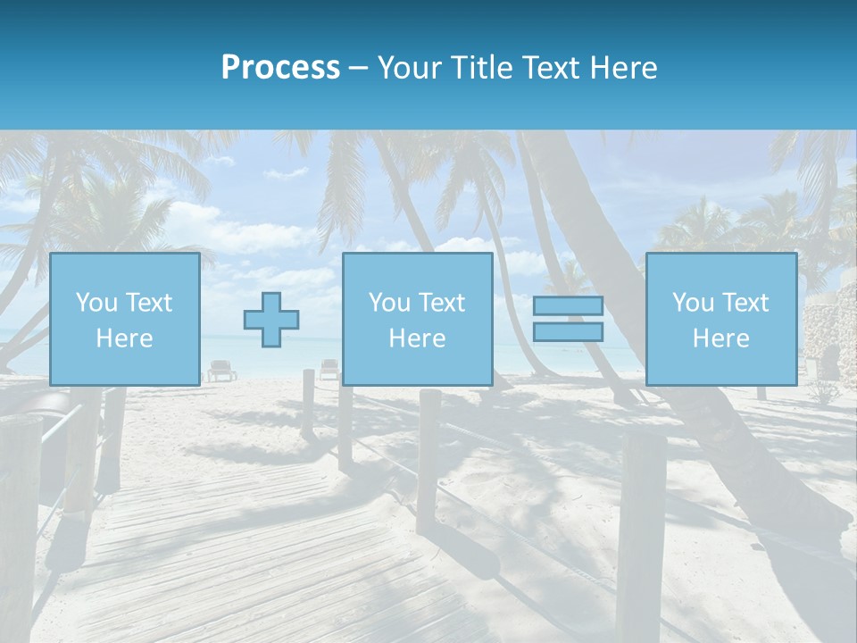 Beach Calm Family PowerPoint Template