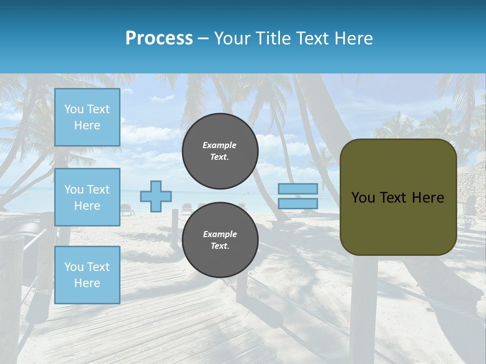 Beach Calm Family PowerPoint Template