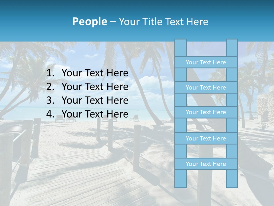 Beach Calm Family PowerPoint Template