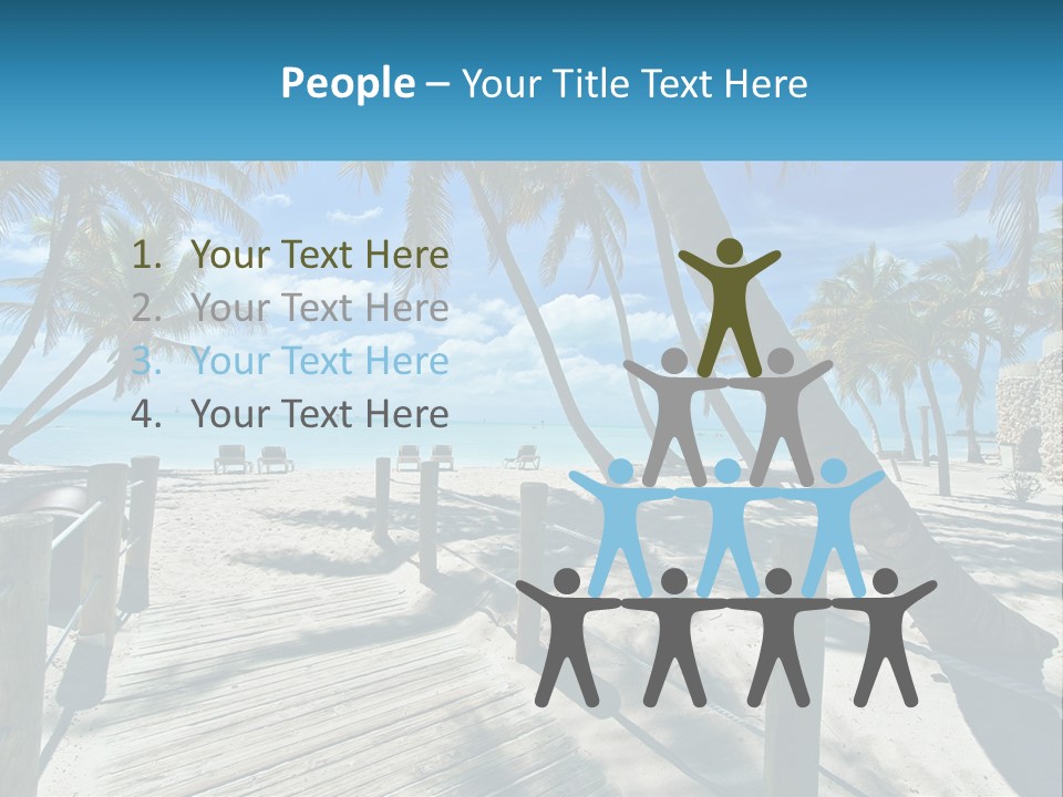 Beach Calm Family PowerPoint Template