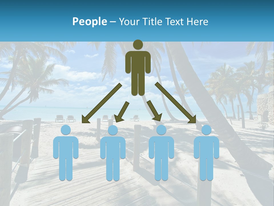Beach Calm Family PowerPoint Template