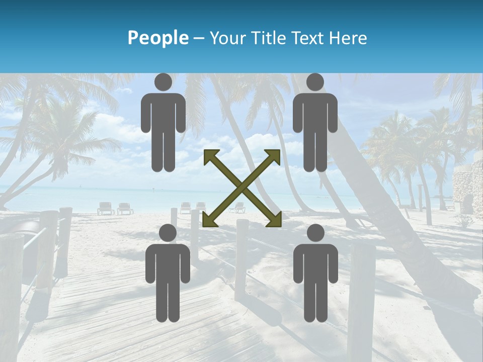 Beach Calm Family PowerPoint Template