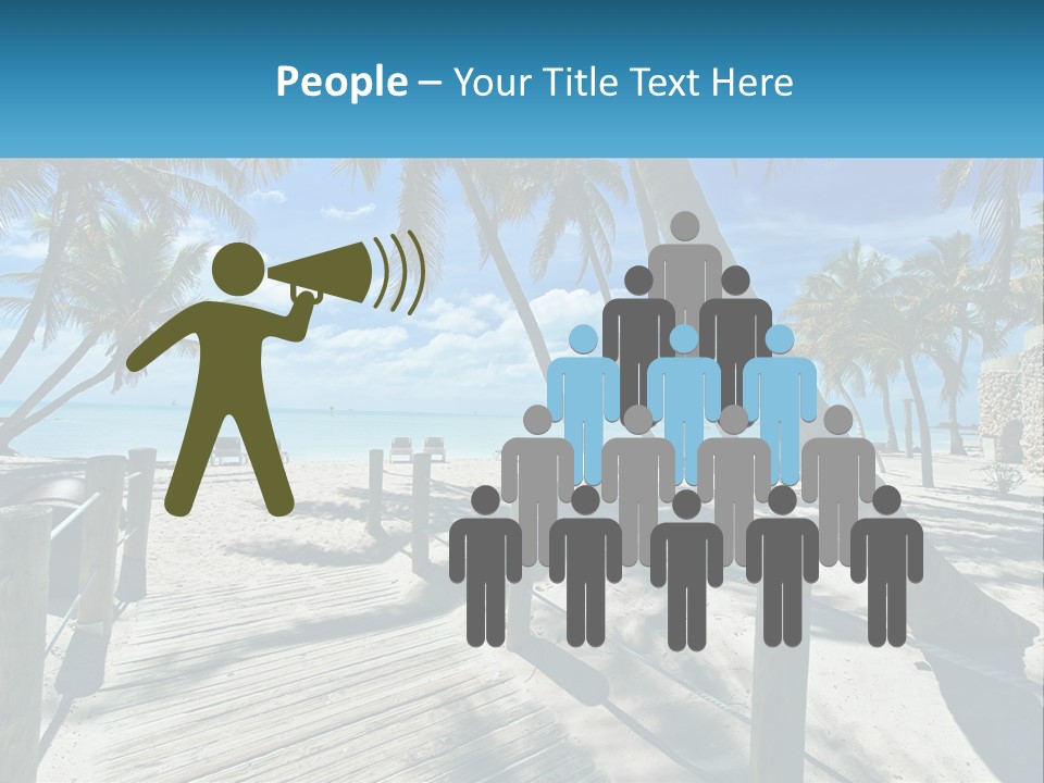 Beach Calm Family PowerPoint Template