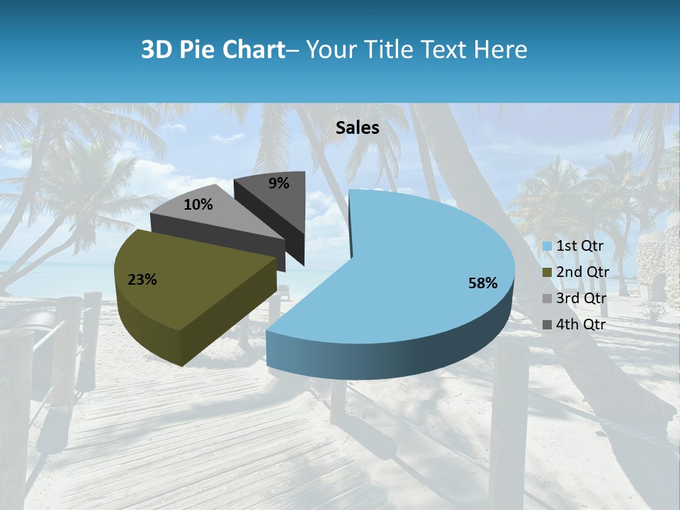 Beach Calm Family PowerPoint Template