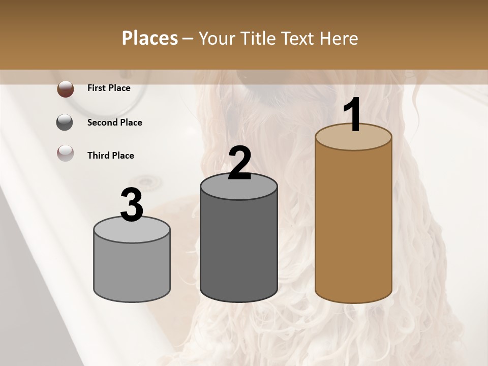 Sunrise Woman White PowerPoint Template