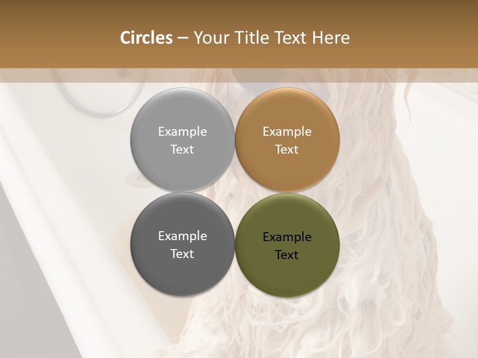 Sunrise Woman White PowerPoint Template