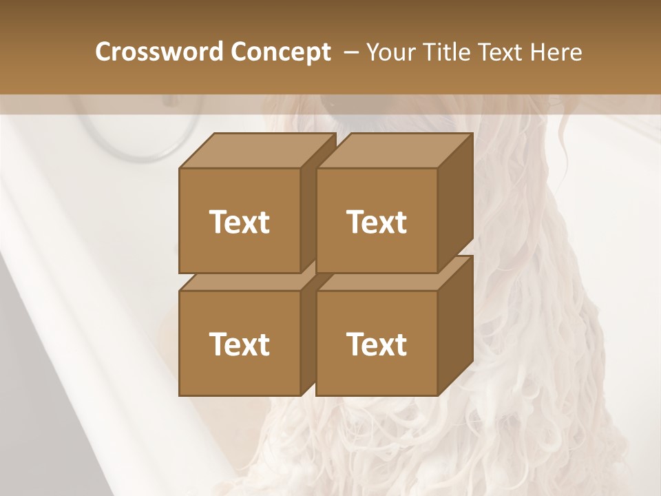 Sunrise Woman White PowerPoint Template
